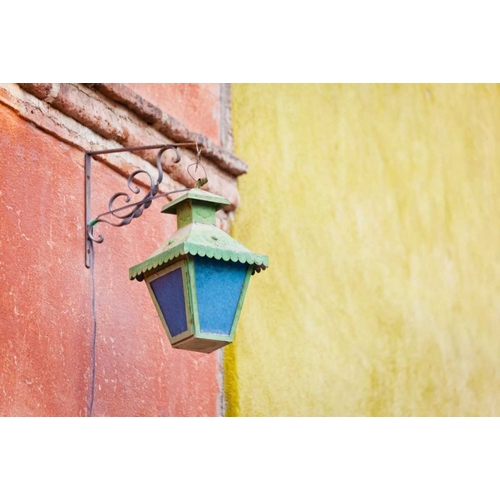 Mexico Traditional street lamp on wall